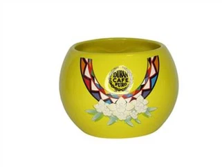 Keramický guľôčkový hrnček