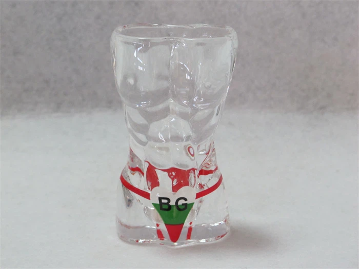 STOCK - Bikini Glass Mug Man Big Size