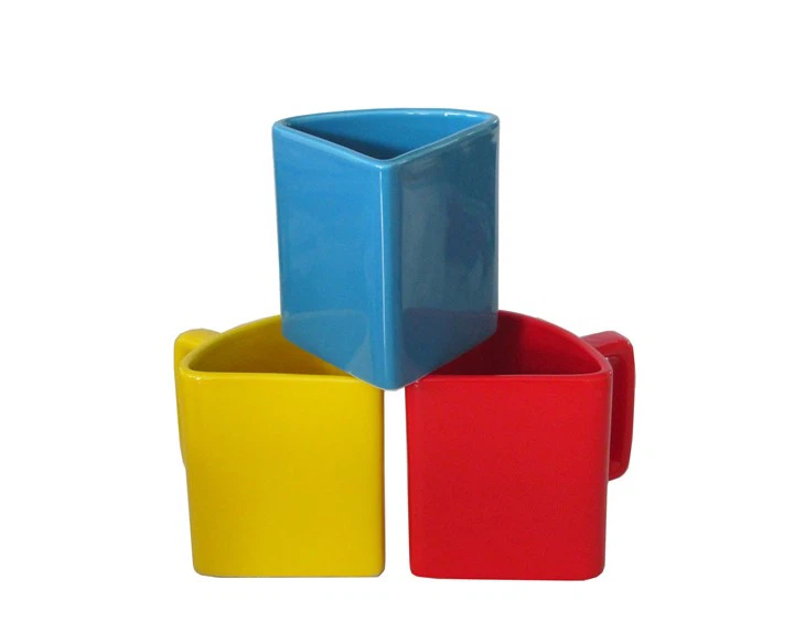 Colorful Triangular Ceramic Cup best