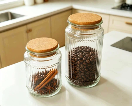 Glass Jar with lid 3 Glass Jar with lid 3